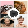 thumbnail image 6 of Unique Bargains 1 Set Durable Hair Shampoo Brush for Head Massage 3.15"x3.15" Black White, 6 of 6