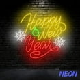 thumbnail image 3 of Handmadetneonsign Happy New Year Neon Sign, New Year Led Sign, New Year Party Wall Art, New Year Eve Celebration Decor 83632, 3 of 5