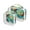 Flowers Pineapple Summer, variant on Clear Makeup Bags with Handle Large Opening 2 Pack Set Toiletry Bag Quart Size Bag, for Women Man Traveling Travel Essentials, Toiletries and Other. Flowers Pineapple Summer