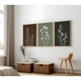 thumbnail image 2 of Botanical Canvas Wall Art Gallery Wrap Prints Minimalist Floral Posters Modern Botanical Artwork for Living Room Bedroom Bathroom Office Decor（Only canvas）, 2 of 6