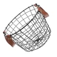 thumbnail image 2 of MOVTOTOP Firewood Storage Basket Wood Storage Racks Large Wire Metal Hamper Laundry Baskets Farmhouse Basket Container, 2 of 7