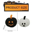 thumbnail image 3 of BinKFF Mini Pumpkin Plush - Spooky Plush Pumpkin Toy for Teddy Bear Stuffed Animal, Cute Halloween Decor, Party Favor and Crafts, Thanksgiving Mini Pumpkin Plush Toy, 3 of 9