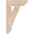 thumbnail image 3 of Ekena Millwork 3 1/2"W x 14"D x 22"H Traditional Slat Smooth Bracket, Douglas Fir, 3 of 4