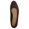thumbnail image 3 of Time and Tru Women's Cap Toe Quilted Ballet Flats, Wide Width Available, 3 of 7