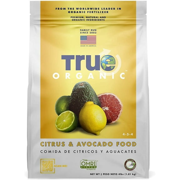 True Organic Citrus & Avocado Food Granular Fertilizer, 4lbs