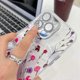 thumbnail image 2 of For iPhone 16 Pro Max Case Electroplated IMD TPU PC Phone Back Cover with Glass Lens Film - FL12, 2 of 5