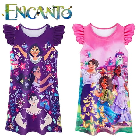 

Encanto Girls Princess Dresses Nightdress Pajamas Children s Day Gifts for Girls and Babies(130cm)