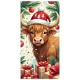 thumbnail image 3 of Christmas Banner Highland Cow Theme Xmas Backdrop Banner Holiday Party Decoration Banner Sign Photo Booth Prop for Holiday Indoor Outdoor Party Supplies, 3 of 9