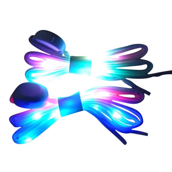 LED Light Up Shoelaces with 4 Modes for Party, Dancing, Running & DIY