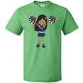thumbnail image 3 of Inktastic African American Girl, Cheerleaders, Cheerleading T-Shirt, 3 of 5