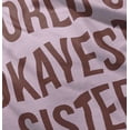 thumbnail image 4 of Worlds Okayest Sister Sibling Youth T Shirt Tee Girls Infant Toddler Brisco Brands 12M, 4 of 5