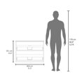 thumbnail image 5 of Depot E-Shop Depew Bathroom Vanity, 2 Drawers, Black Wengue, 5 of 8