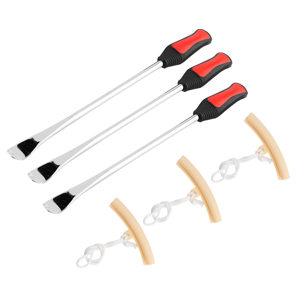 3x Wheel Rim Protectors Kit Tire Lever Tool Spoon Motorcycle Tire Iron Changing 