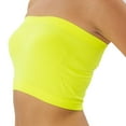 thumbnail image 1 of TD Collections Women's Basic Stretch Layer Seamless Tube Bra Bandeau Top, 1 of 1