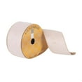 thumbnail image 1 of Vickerman Q180119 2.5 in. x 10 Yards Cafe Latte Velvet Ribbon, 1 of 1