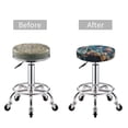 thumbnail image 4 of Cauagu Starry Sky Planet Lollipop Print Round Stool Covers,Seat Cushion for Round Bar Stool Chair Seat Cover for Bar Round Chair Fits for 12/13/14in Bar Stool Cushion, 4 of 7