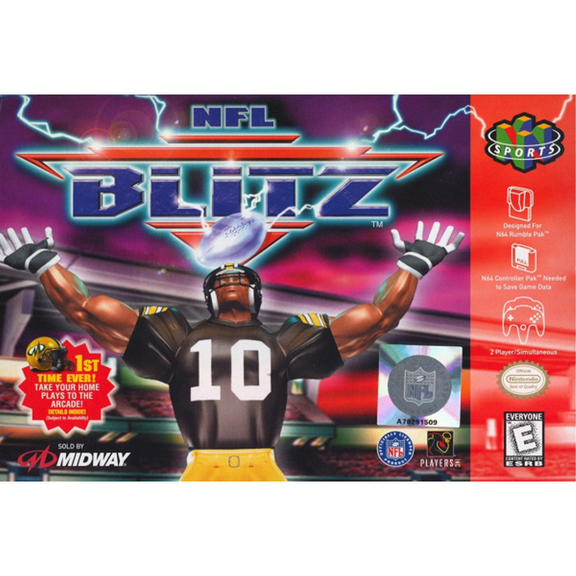 NFL Blitz Games Cartridge Card for N64 (US Version)