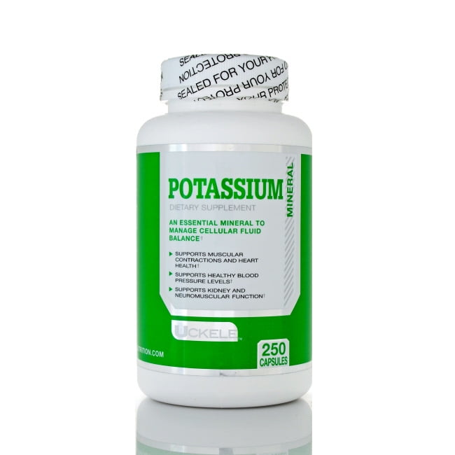 Uckele Potassium Dietary Supplement, 99mg, 250 ct