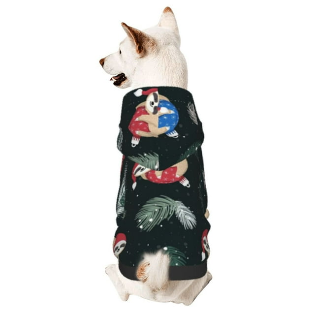 Balery Baby Sloths Sleeping Sudadera con Capucha para Perros Pequeños – Ropa para Mascotas, Disfraz para Perros y Gatos, Ideal para Fiestas y Cosplay-XX-Large