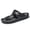 Black, variant on Flip Flops for Men Arch Support Rubber Sole Lightweight Non Slip Slip on Open Toe Flat Sandals Summer Beach Casual Slippers