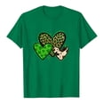 thumbnail image 3 of Short Sleeve Top Dgankt Women's St. Patrick's Day Short Sleeve T-Shirt Letter Printed Solid Color Tops Short Sleeve Crew Neck Tops, 3 of 5