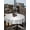Gray, Silver, White, variant on Outdoor Tablecloth with Umbrella Hole & Zipper, Pink Ombre Round Tablecloth 54 Inch, Aesthetics Modern Abstract Art Gradient Patio Table Cover Waterproof Table Cloth for Picnic/Party