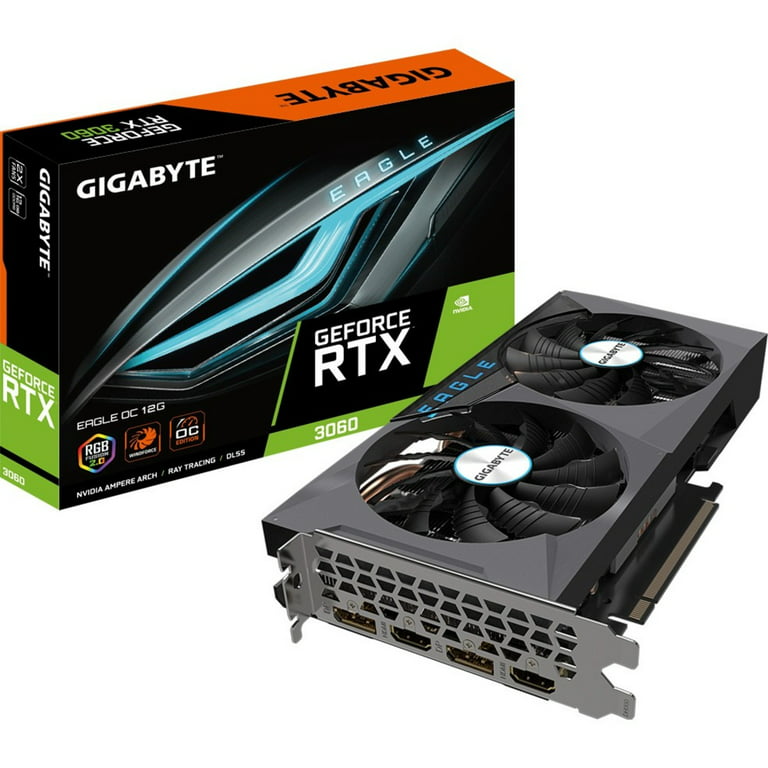 Gigabyte NVIDIA GeForce RTX 3060 Graphic Card, 12 GB GDDR6