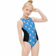 thumbnail image 3 of Hello Kitty Girls One Piece Swimsuits Hawaiian Summer Swimwear Beach Bathing Suit Outfits, 3 of 7