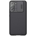 thumbnail image 1 of SaniMore Case for Samsung Galaxy S23 Plus, Soft TPU & Solid PC Cover Built-in Silde Camera Proction Classic Texture Shockproof Protective Shell for Samsung S23 Plus, Black, 1 of 10