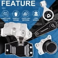 thumbnail image 6 of YIUIY 4PCS Engine Motor & Trans Mount Set Fit For 2008-2013 Nissan Rogue 2.5L, 6 of 6