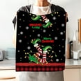 thumbnail image 5 of Christmas Tea Towels, Santa Elf Cotton Kitchen Towel 18.9 × 27.5 Inch, Quick Drying Dish Cloth for Party Anniversary Holiday Decoration Housewarming, 5 of 6
