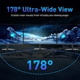 thumbnail image 2 of SANSUI Moniteur 22 Pouces 120Hz, Moniteur d'Ordinateur FHD Rapport de Contraste 4000:1 avec Synchronisation Adaptative, HDR 100 % sRGB, HDMI x 2, Montage VESA, Protection des Yeux pour la Maison/o, 2 of 8