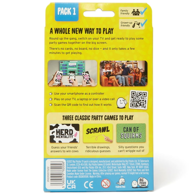 Big Potato Games: Big Screen Games Box USA - Party Games To Play