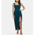 thumbnail image 4 of XSCAPE Womens Black Slitted Sleeveless Scoop Neck Full-Length Formal Sheath Dress 12, 4 of 6