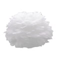 thumbnail image 1 of Pantalla de luz de plumas artificiales Lámpara de pantalla Decoración de plumas artificiales Blanco, 1 of 6