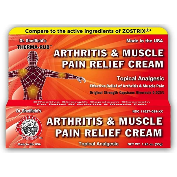 Arthritis Pain relief & Muscle Pain Relief, Therma Rub cream 2 Pack
