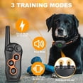 thumbnail image 2 of Collar de adiestramiento para perros, collar eléctrico impermeable IPX7 con control remoto de 1300 pies de alcance, 3 modos de entrenamiento (sonido, descarga y vibración)ndes, 2 of 14
