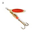 thumbnail image 4 of Naiovety Señuelo duro para lago y río al aire libre, anzuelo triple de pez de Metal, aparejos de pesca portátiles brillantes, piezas de repuesto, rojo Type3 NO3 Naiovety OD001193-22, 4 of 6