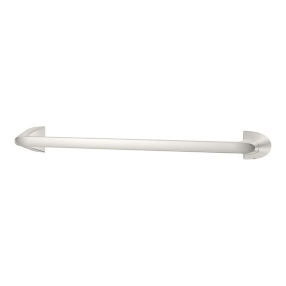 Pfister Karci Bath Towel Bar for Bathroom, 18-Inch, Wall-Mounted, Screw-In, Spot Defense Brushed Nickel Finish, BTBKA1GS