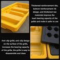 thumbnail image 6 of GXCZ Spill Containment Platform, Polyethylene Spill Platform With Flat Grating/Drain Outlet, Modular Factory Garage Leakproof Tray, Anti-slip Stack Paint Bucket Pallets ( Size : 51.18x26.77x5.91in/130x68x1, 6 of 8