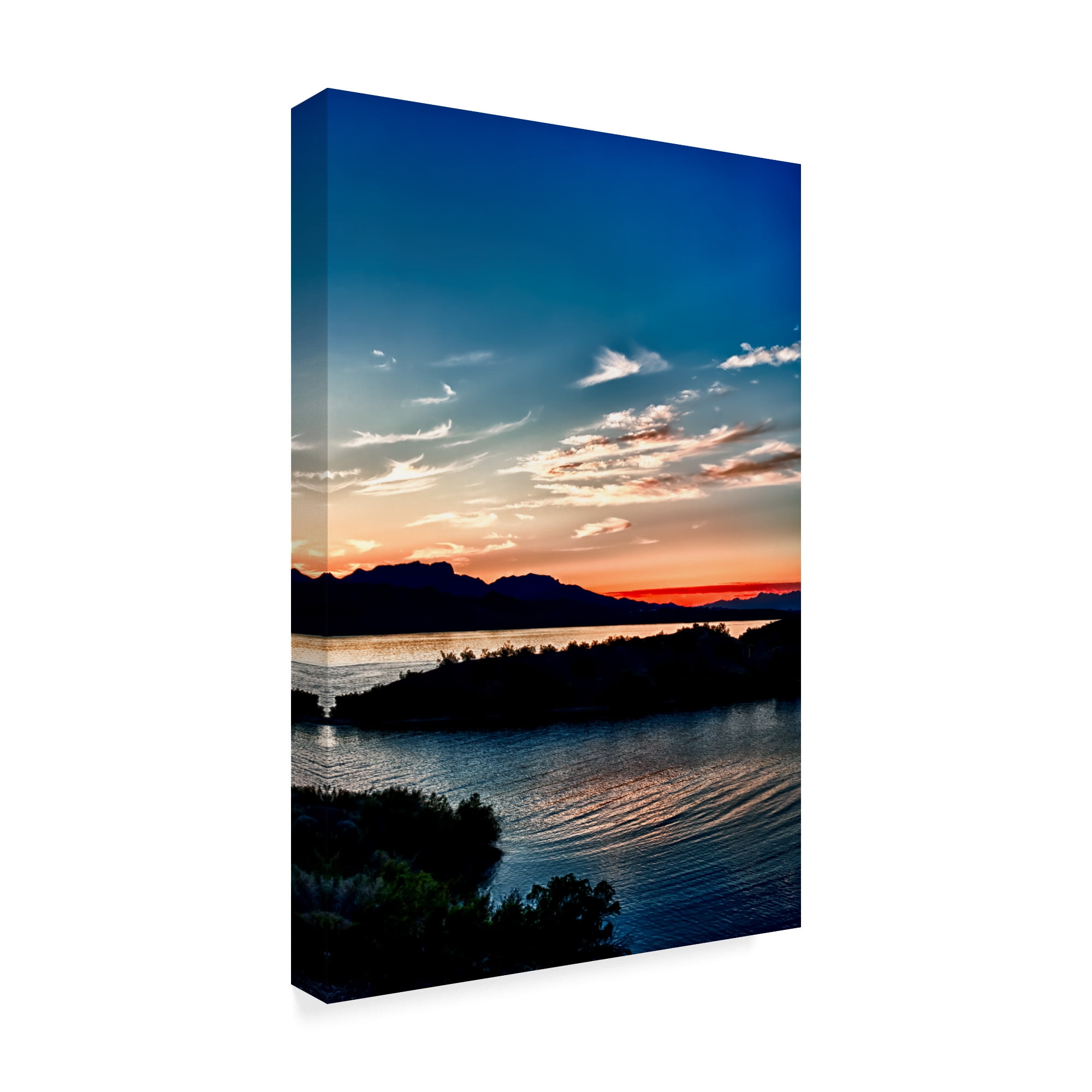 Trademark Fine Art 'Havasu Sunset Ii' Canvas Art by Janice Sullivan
