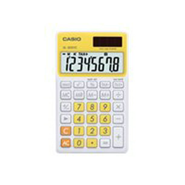 Casio SL300VC Pocket calculator 8 digits solar panel, battery