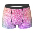 thumbnail image 6 of Men's Boxer Briefs, Colorful Glitters Soft Comfy Mens Underwear Boxer Briefs Breathable With Widen Waist, 6 of 7
