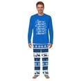 thumbnail image 3 of Let It Snow Blue Family Christmas Pajamas, Christmas Pj Outfits, Family And Dog Sizes, 3 of 7