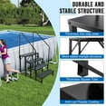 thumbnail image 3 of Xianers RV Stairs 4 Step Outdoor 4-Step RV Stairs with Double Handrails Adults Kids Outside Ladder Mobile Home Stairs for Swimming Pools Travel Trailer Caravan pleasure, 3 of 9