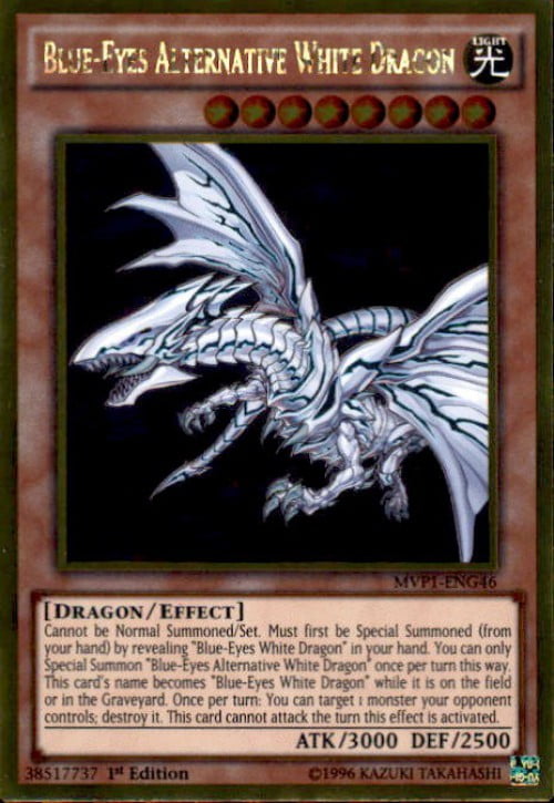 Yugioh Dark Side Of Dimensions Gold Edition Blue Eyes Alternative White Dragon Mvp1 Eng46 Walmart Com Yugioh Dark Side Of Dimensions Gold Edition Blue Eyes Alternative White Dragon Mvp1 Eng46 Walmart Com