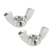 5/16"-18 Wing Nuts 304 Stainless Steel Shutters Butterfly Nut Hand Twist Tighten Fasteners Parts 2 pcs