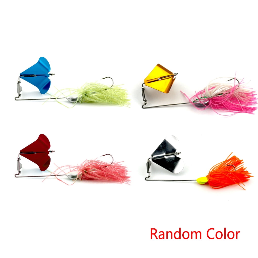 outdoorline Topwater Tractor Fishing Lures Small Fish Buzzbait Skirt Tail Spinner Baits Spoons