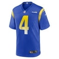 thumbnail image 2 of Men's Nike Ahkello Witherspoon  Royal Los Angeles Rams Team Game Jersey, 2 of 3
