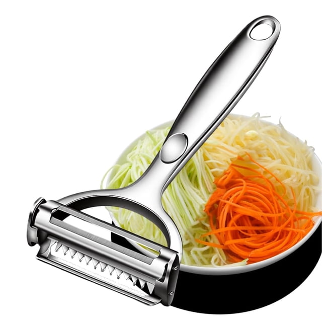 Pelador de verduras Huakai 2 en 1 para juliana de acero inoxidable